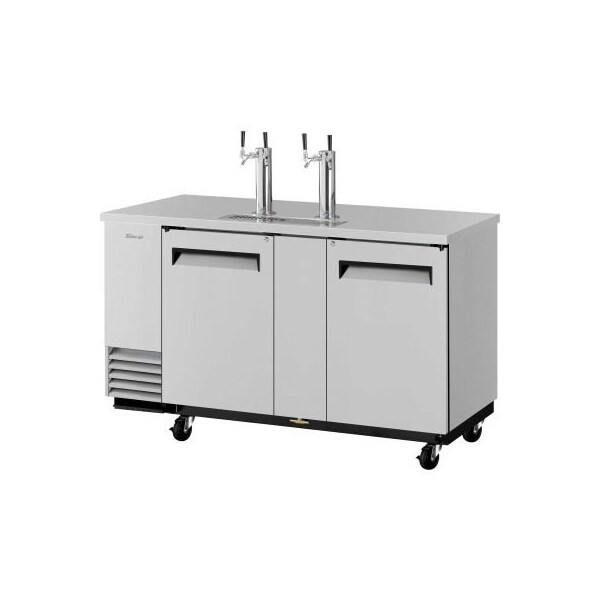 3 Keg Capacity Beer Dispenser - Stainless Steel
